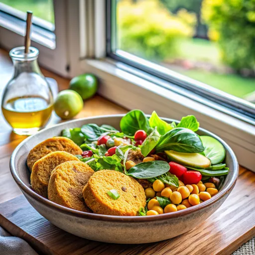 अवोकाडो और चना टिक्की